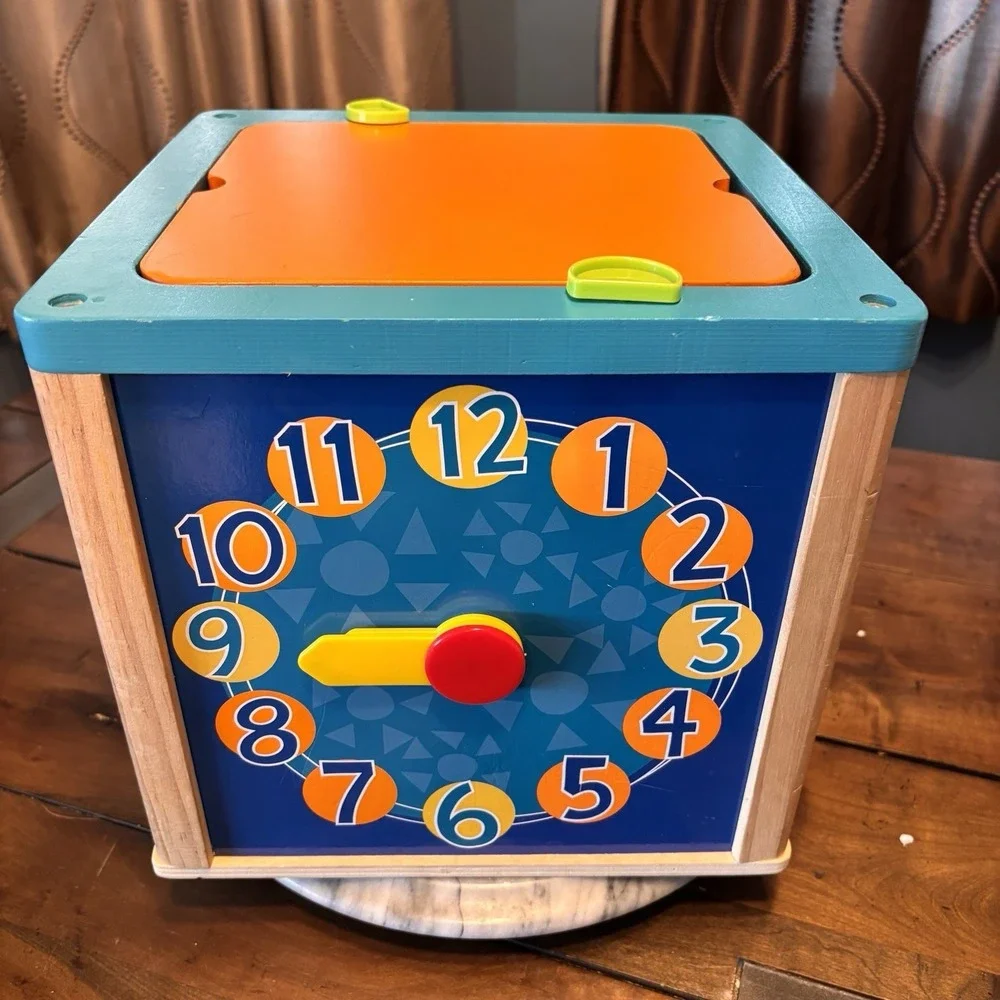Toys R Us Wooden‎ 5 In 1 Activity Cube 12